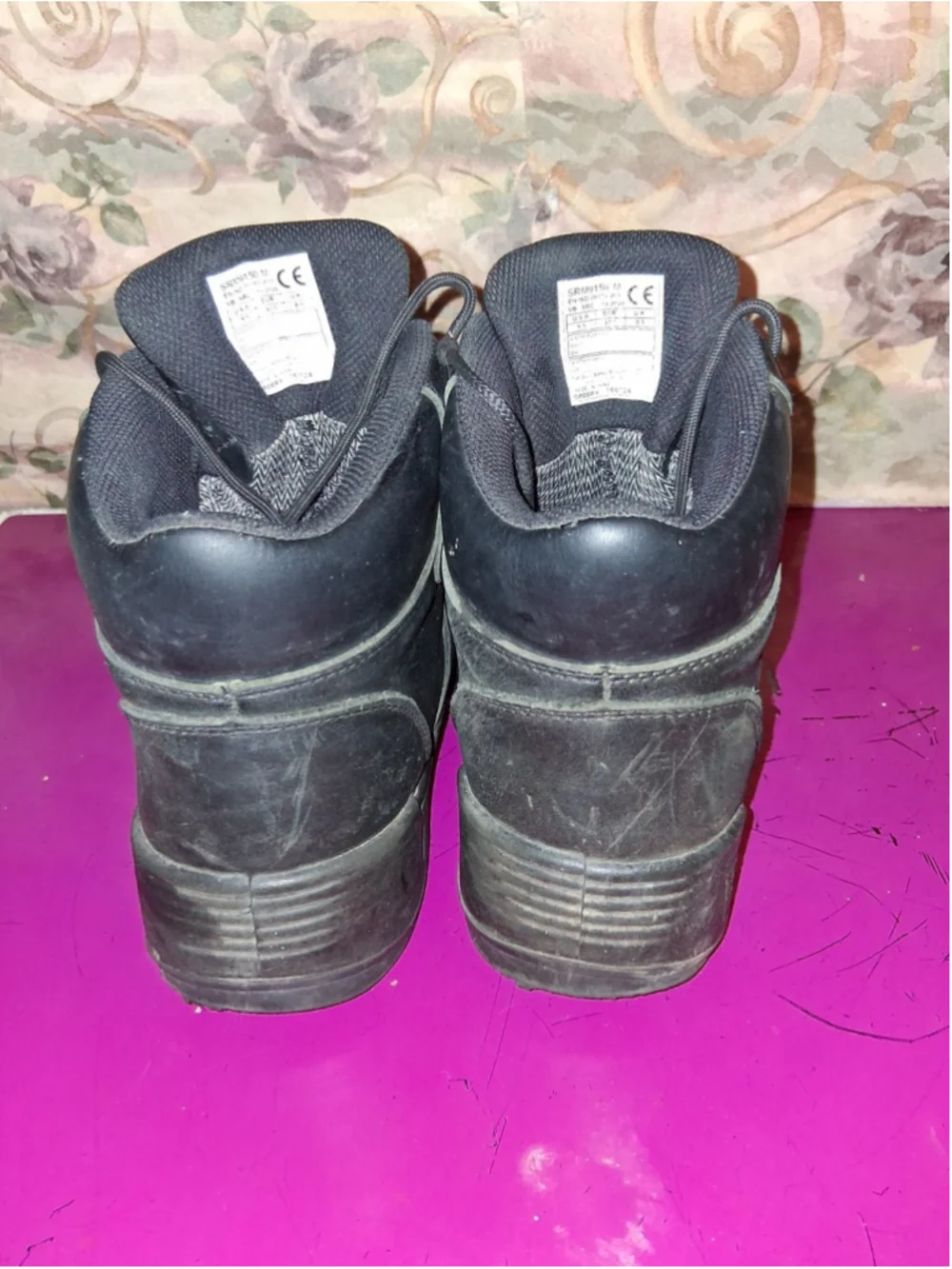 Saf-Gard SRM9150 Men's Black Safety Work Boots EN ISO ASTM EH SR Size 9.5 M